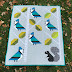 Winter Birds twin baby quilts