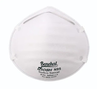 Benehal® MS6115L NIOSH CDC Approved N95 Respirator Masks Box of 20 — FREE SHIPPING