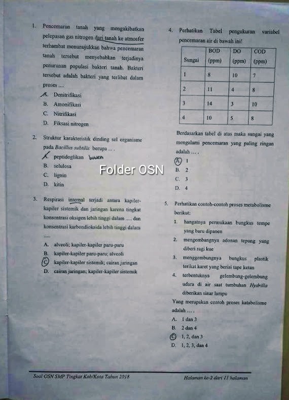 Contoh Soal Olimpiade Matematika Sma Tingkat Kabupaten