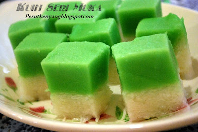 Dapur Suzi: Kuih Seri Muka/Puteri Salat