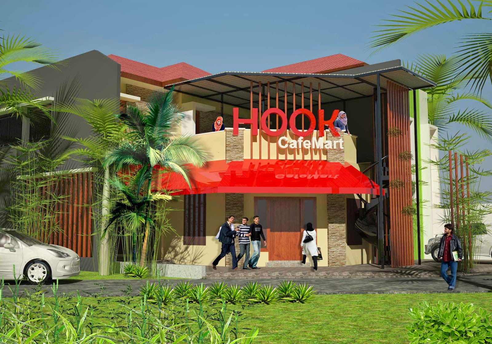 HOOK CafeMart : Rumah Kos, Mini Market & Cafe di Sidoarjo