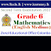 Grade 6 - Maths - 2nd Term (2022) - Colombo Zone