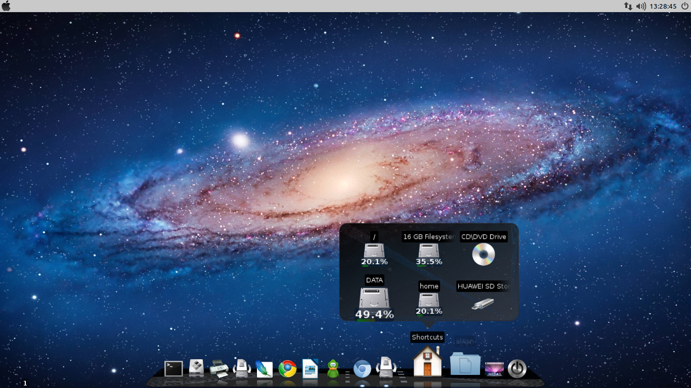 Hd Wallpapers Blog: Mac os x Mountain lion Galaxy Desktop Wallpapers