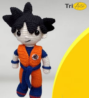 PATRON GRATIS GOKU | BOLA DE DRAGON Z AMIGURUMI 55020