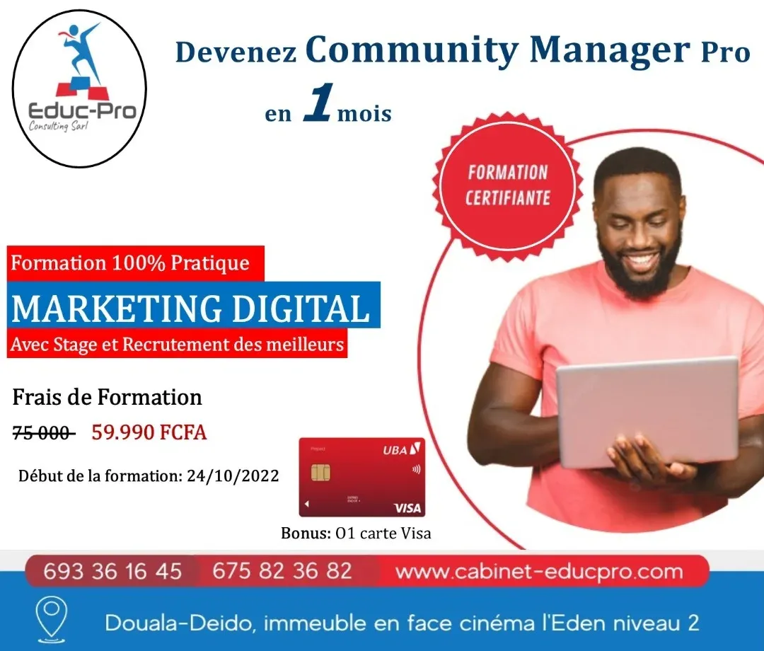 Devenez Community Manager Professionnel en 1 Mois