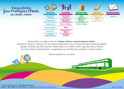 Web Colegio Público Juan Rodríguez Muñiz