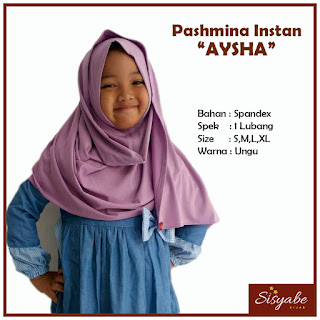 Pashmina Instan Anak Aysha