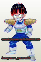 Papercraft Little Gohan DS