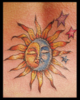 tribal sun tattoo design. dresses tribal sun tattoo