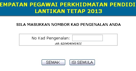 Soalan dan kertas kerja: SEMAKAN PENEMPATAN GURU