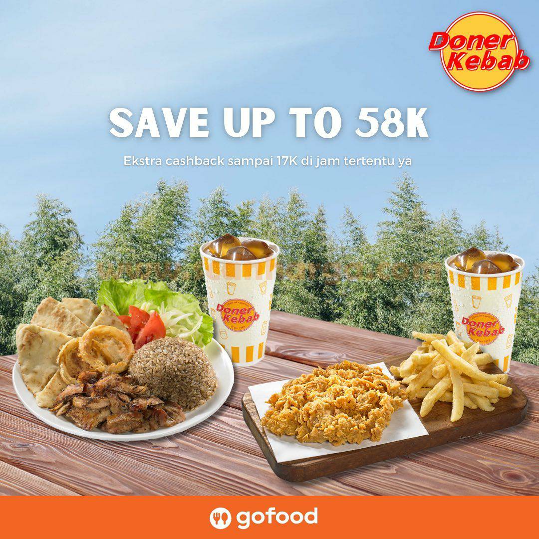 DONER KEBAB Promo GOFOOD DISKON 58RB