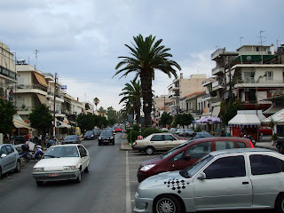 a main road in Sparti