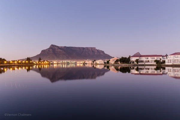 Vernon Chalmers Copyright : Table Mountain from Milnerton Cape Town Photography