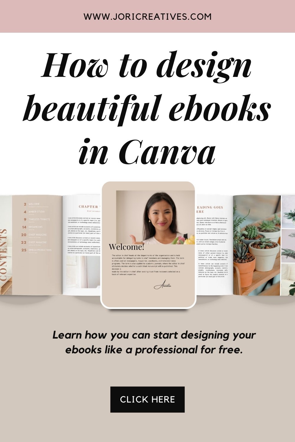 How to design beautiful ebooks in Canva