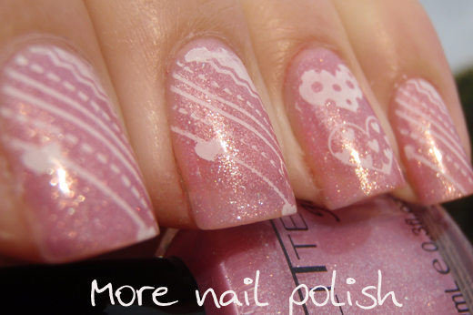 42 Cute Valentine's Day Nails for 2022 : Acrylic encapsulated Heart Pink  Nails