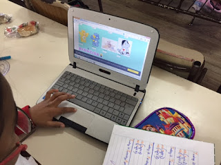 Trabajando con las netbooks en inglés 