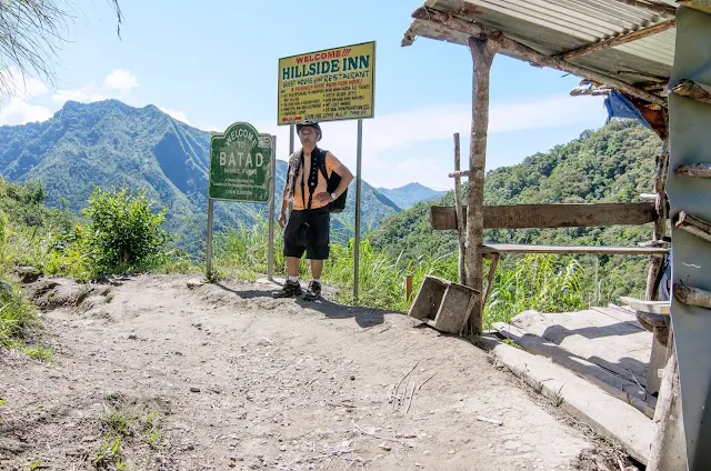 8th Wonder of the World Batad Rice Terraces Saddle Way Marker Posterity Selfie