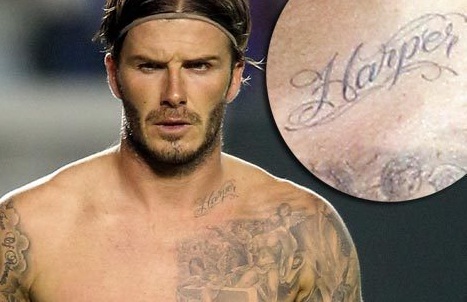 David Beckhams Tattoos