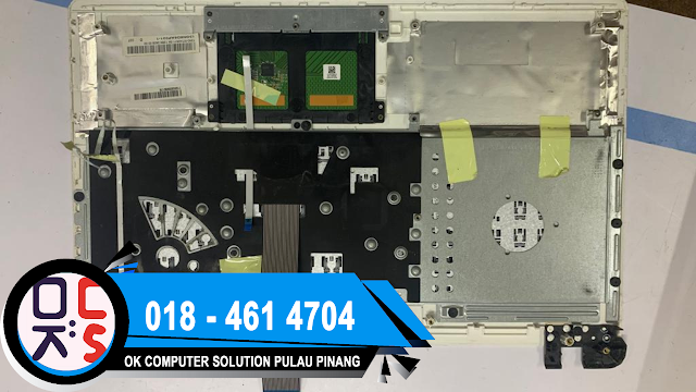 SOLVED: KEDAI REPAIR LAPTOP PERAI | ASUS A55V | KEYBOARD AUTO TYPING | NEW KEYBOARD REPLACEMENT