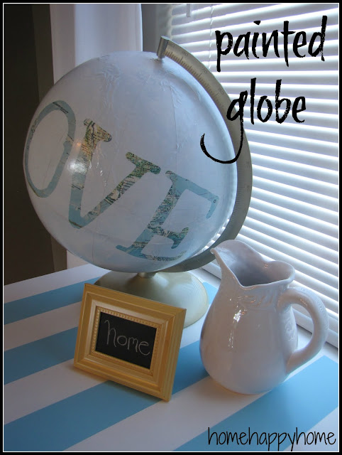 painted globe project