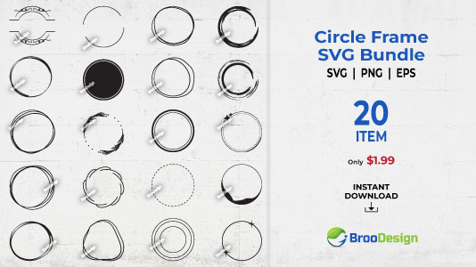 Circle Frame SVG Bundle