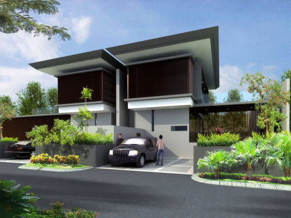 Desain Rumah  Minimalis Idaman Arsitektur  Tropis  Modern 