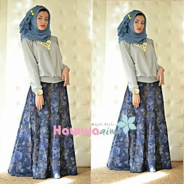 Baju Muslim via Online - Zara Jeans Set By Hawwa Aiwa