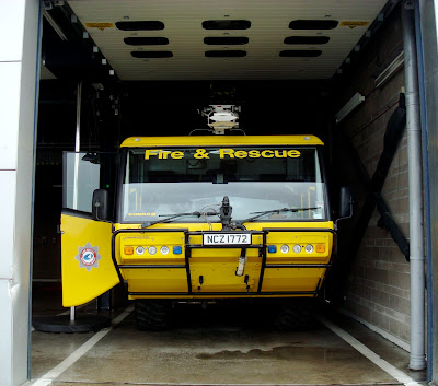 Fire tender at Belfast City Airport