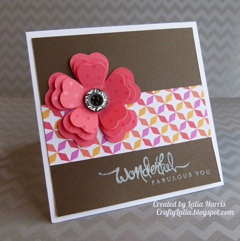 Dream Pop  Wonderful Fabulous You stamp CTMH