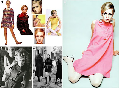 1960 Fashion Trends on Known For The High Fashion Mod Look Created By Mary Quant  Twiggy