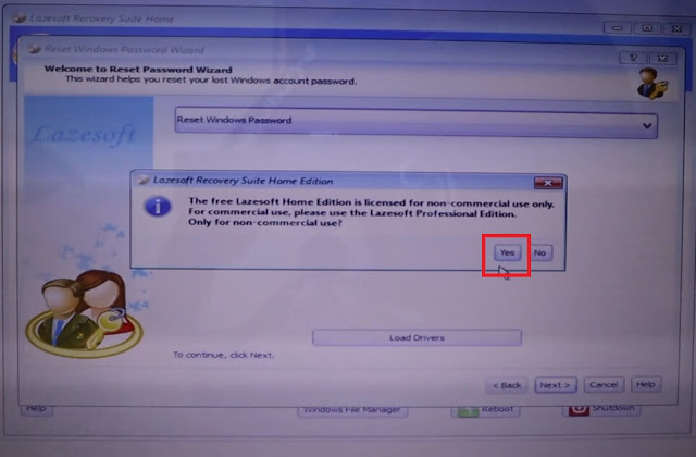 حل مشكلة نسيان كلمة سر الويندوز حذف باسورد ويندوز عند نسيانه دون فورمات lazesoft recovery suite