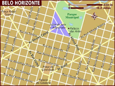 Belo Horizonte Mapa da Cidade