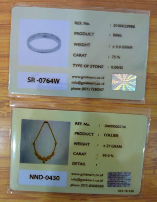 sertifikat perhiasan emas goldmart