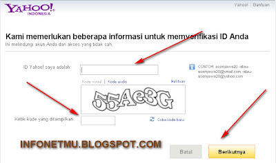 Cara membuka email yahoo yang lupa password