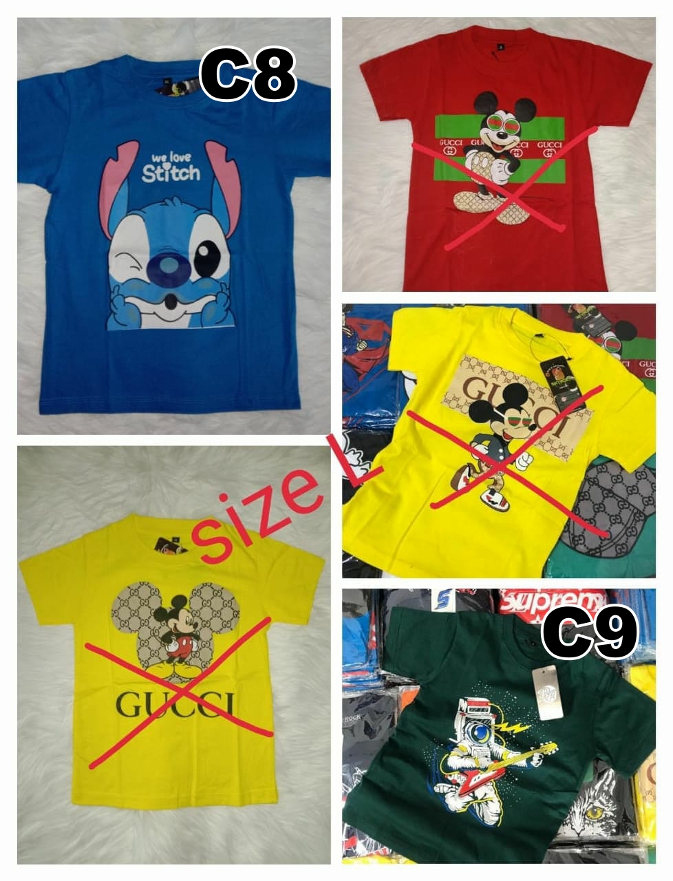 Kaos Distro Trend Murah Terbaru Ukuran L Cotton Combed