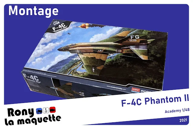 Montage pas à pas du F-4C Phantom II d'Academy au 1/48.