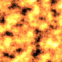 ProcessingとJava Image Filters(pixels)を使用して作成した炎の画像