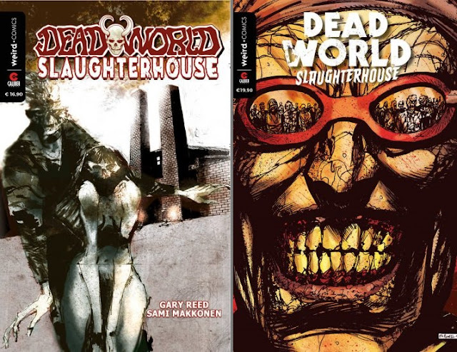 Deadworld #2 – Slaughterhouse: regular (sx) e variant cover (dx)