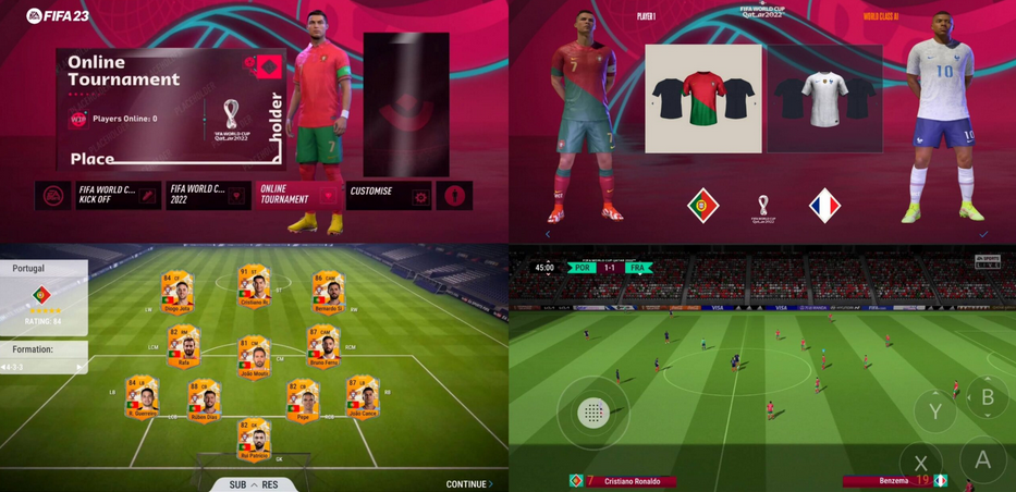 Røg øge Hold op FIFA 16 Mod FIFA 23 Mobile World Cup 2022 Apk OBB Data Download