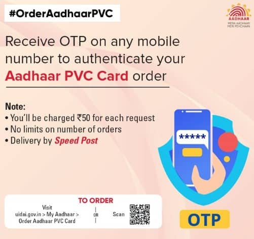 Original Aadhaar PVC card