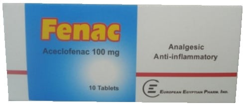 دواء فيناك بروموفارم أقراص ملبسة (دكلوفيناك صودي) -  FENAC PROMOPHARM