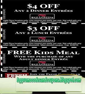 Free Printable Red Lobster Coupons