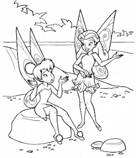 rosetta and tinkerbell coloring pages