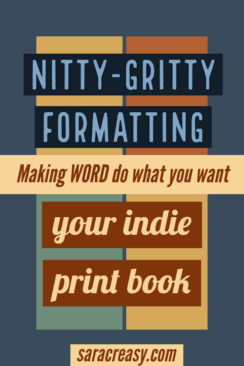 Text Dash Nitty Gritty Formatting For Print Books Making