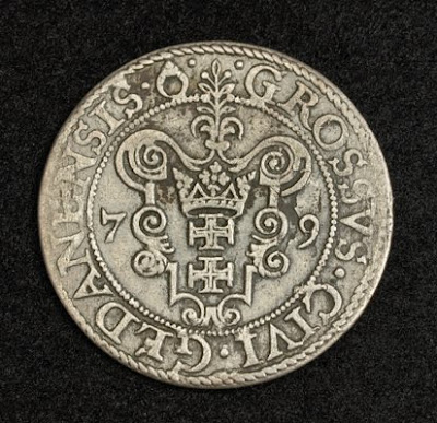 Danzig Polen Silver coin 3 Grossus