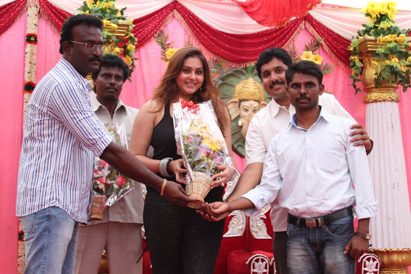 Namitha at JS Paradise Family Marriage Hall Launch Stills glamour images