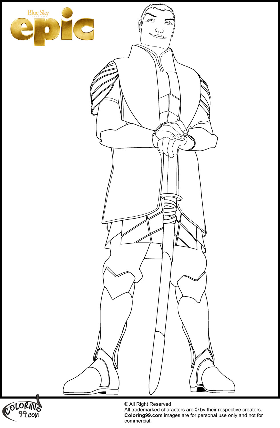 Epic Movie Coloring Pages  Minister Coloring
