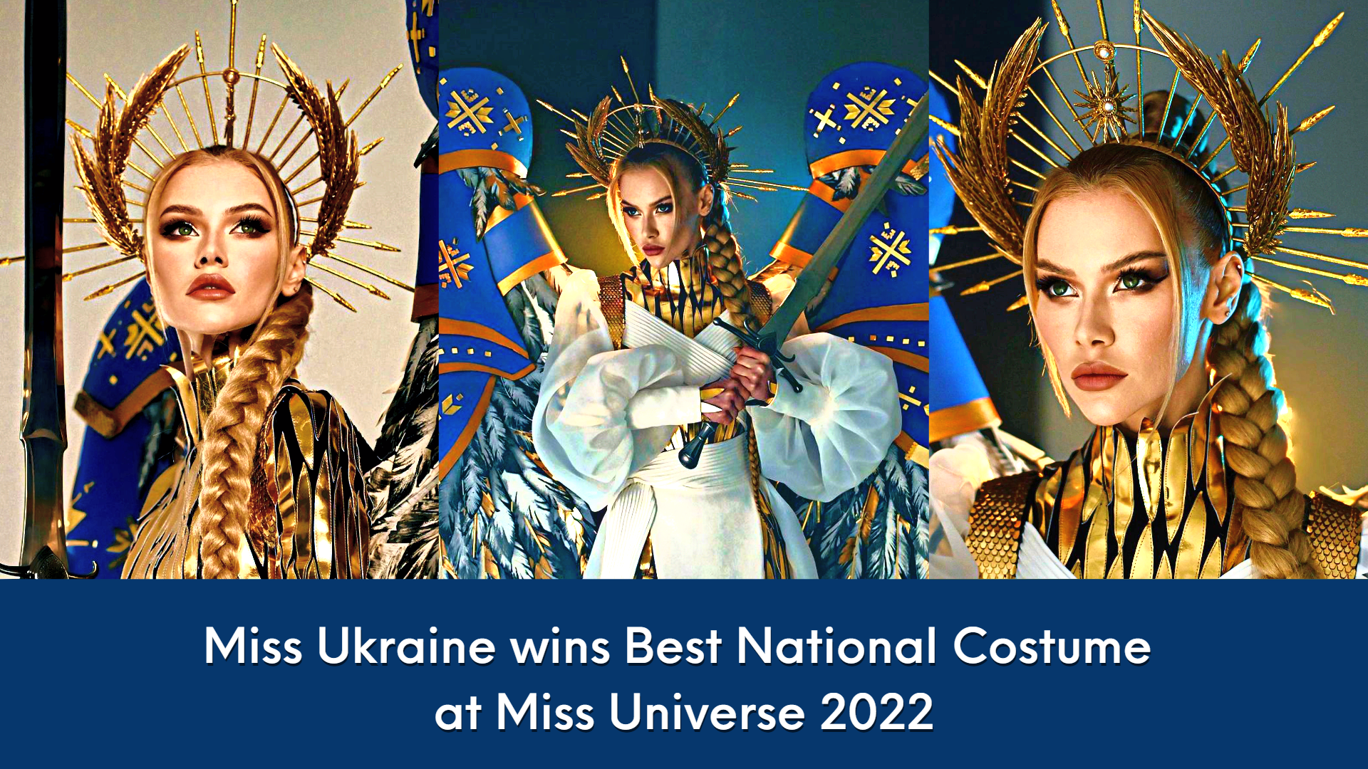 Miss Ukraine wins Best National Costume at Miss Universe 2022