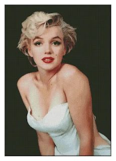 marilyn monroe classic cross stitch