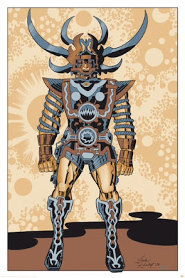 MondoCon 2015 Exclusive Jack Kirby Lord of Light “SAM” Metallic Variant Screen Print by Heavy Metal